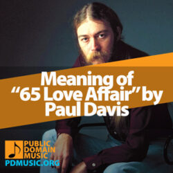 Meaning of the Song ’65 Love Affair” by Paul Davis